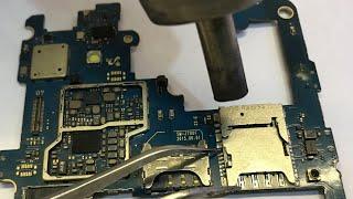 Replace Samsung mobile phone sim card and sd card socket (combo slot) | samsung sim slot replacement