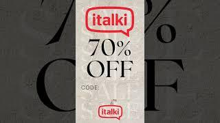 italki Sitewide Code  #couponcode #greatdeals #LearnALanguage #LanguageLessons #GlobalLearning