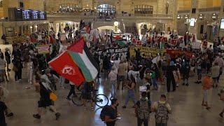 Pro-Palestine Protest in NYC met by Pro-Israel