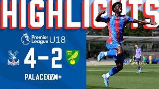 THREE STRAIGHT WINS  | Palace 4-2 Norwich | U18 Match Highlights