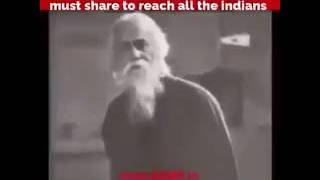 RABINDRANATH TAGORE Singing National Anthem