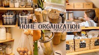 Home Organization Ideas! Clean and Organize With Me DIY Pantry Restock