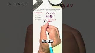 Ninguém acertou essa questão! #matemática #porcentagem #dicasdematematica