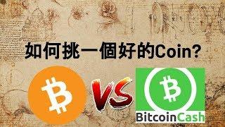 【Bitcoin】如何挑一個好的Coin? 加密貨幣 (Ex: BTC/BCH)