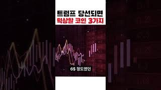 트럼프가 당선되면 무조건 떡상할 코인 추천 3가지