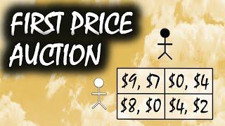 Simple First-Price Auction: A Game Theory Puzzle