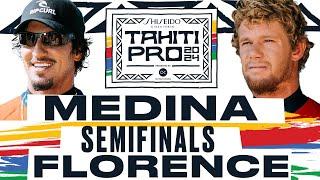 Gabriel Medina vs John John Florence | SHISEIDO Tahiti Pro pres by Outerknown 2024 - Semifinals