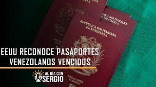 Estados Unidos acepta extensión de validez de pasaportes venezolanos