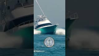 Viking Sportfish making its final turn before heading through Manasquan Inlet  @shoreboats