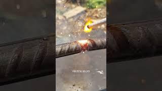 the secret of welding strong rebar that few people know  #stickwelding #welding #weld  #howtowelding