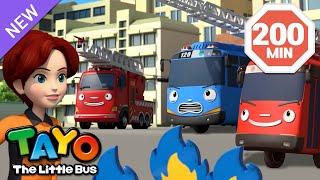 The Little Buses' Career Day! | Fire Truck Cartoon for Kids | Tayo English Episodes
