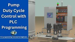 How to control multiple Pumps using PLC || Pump Duty Cycle