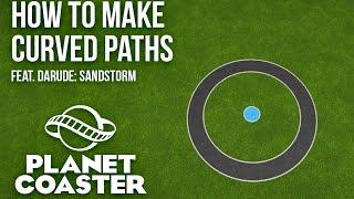 Planet Coaster: How to make circular paths