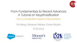 Part 3.3 Learning Better Keyphrase Representations