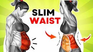 Slim Waist Exercises for Hanging Belly Fat 30-Min STANDING Workout | Reduce Weight 100% Quickly