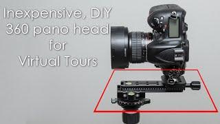 Inexpensive DIY Pano Head for Virtual Tours