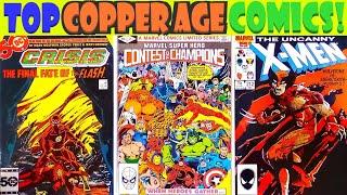 Best COPPER AGE Comic Covers! Top ten 1980's comics books 80's Comicsamurai #fridaycomicchallenge