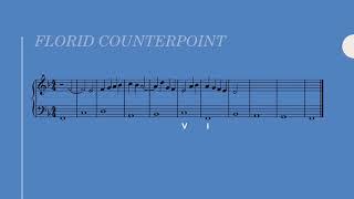 Species Counterpoint: 2 Voice Florid Counterpoint