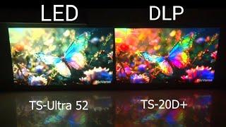 DLP vs LED Projector- PART-2 | TS-20D+ vs TS- ULTRA 52 | SECRETS OF LED PROJECTORS  | COD9119225100