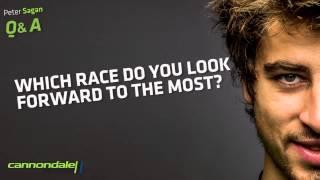 Cannondale Pro Cycling's Peter Sagan - 20 Questions