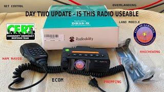 First Impressions, Day One with DAY TWO UPDATE - Radioddity DB25 D DMR Mini Radio