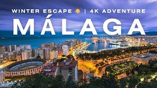 Discover Málaga | Winter Escapes, Culture, and Sun Kissed Adventures | 4K Walking Tour