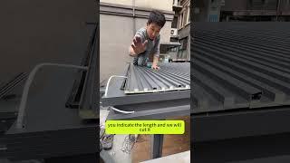 Insulated Aluminum tiles  for canopy rooftop terrace canopy  sun room sun protection insulation