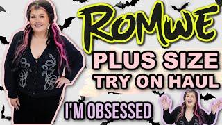 I AM OBSESSED! Romwe Plus Size Try On Haul | Summer into Fall | Alt & Cottagecore Style