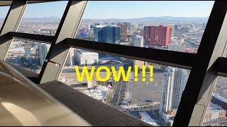 Las Vegas - Top of the World restaurant at the Strat! (rotating views)