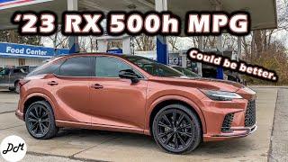 2023 Lexus RX500h – MPG Test | Real-world Highway Fuel Economy