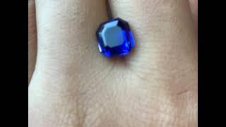 Royal Blue Sapphire With the best Color Hue , Vivid Royal Blue Sapphire