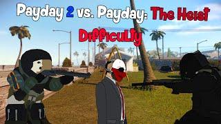 Payday 2 vs. Payday: The Heist Difficulty, In A Nutshell
