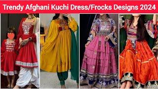 New Trendy Summer Afghani dress designs 2024/Afghani kuchi frocks/Traditional Pathani frocks/Frocks