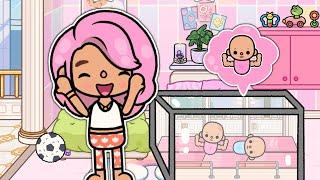 I gave birth to the strongest baby  | Toca Life Sad Story 