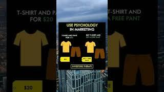 Unveiling the Power of Psychological Marketing: Grab Your $20 Shirt and Unlock Free Pants!