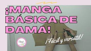 #23 ÉSTE PATRÓN DE MANGA, TE SERVIRÁ PARA BLUSAS, CAMISETAS, VESTIDOS Y MUCHO MÁS! QUEDA PERFECTO!