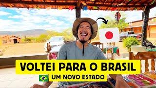 Voltei para o Brasil. Novo estado: Piauí