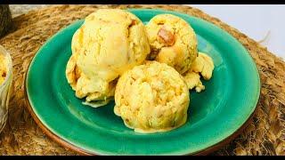 Butter Scotch Ice Cream | Eggless butterscotch ice cream at home without ice cream machine