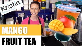 How to make a Mango Fruit Tea using Syrup