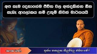 ජීවිත වල අත්දකින්න ඕන සැබෑ ආලෝකය නම් උතුම් නිවන් මාර්ගයයි (Ven.Hasalaka seelavimala thero)  සංඝ ධාරා