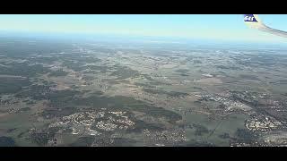 Arlanda Airport Approach -Aerial View Landing Sweden #travel #Taking Off #mylosairplanefan