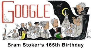 Bram Stoker Books - Google Doodle