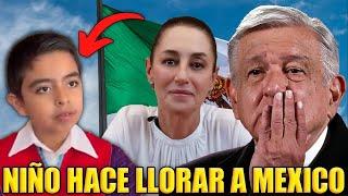 Niño Sorprende a México Con Increíble Mensaje Para el Presidente AMLO Y Claudia Sheinbaum