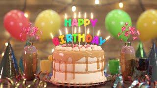 Happy Birthday Song with beautiful scenes