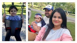 She was so happy to be out| First vlog| A day out with family| Canada vlogs