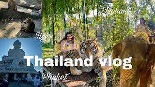 Thailand vlog Phuket ️ولاگ پوکت تایلند سوار ببر و فیل شدم؟