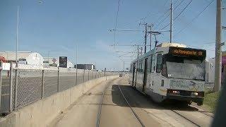 Driver's View Melbourne Tram 59 Airport West to Haymarket