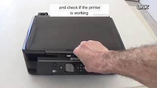 Epson Inkjet Printer, all Lights blinking - How to fix it