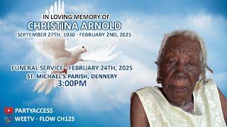 Funeral Service of Christina Arnold