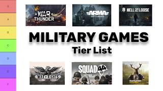 The ULTIMATE Military Simulator Game Tier List